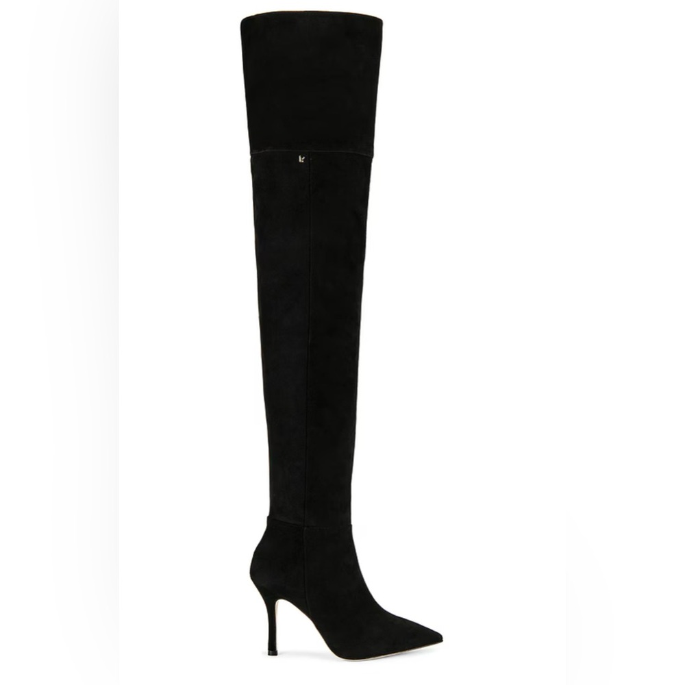 Larroude Black Heeled Boots